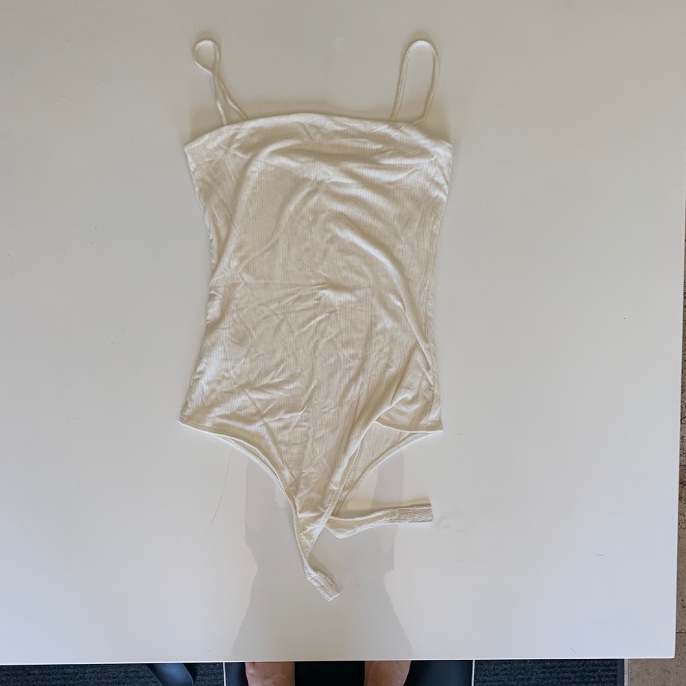 Size small cream bodysuit